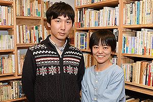 齋藤祐平さん（左）末度加さん（右）