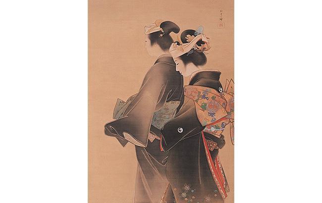上村松園《人生の花》1899年 京都市美術館蔵    