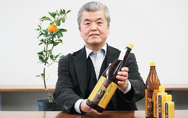 橙酢などの商品は、生創石丸が経営するセルフうどん店「空海房」や楽天市場で購入できる