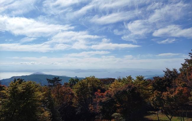 小豆島の四方指展望台より