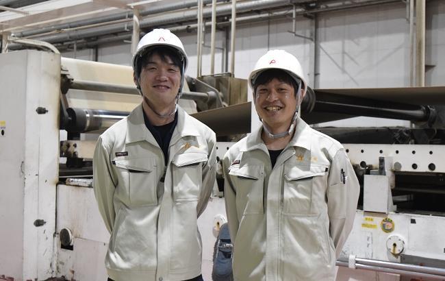 写真左 中澤拓人さん(英明高校 出身)、川端修平さん(坂出工業高校 出身)