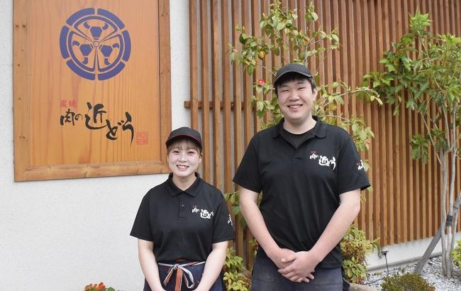 （写真左から）大西　未紗さん（香川県藤井高校出身）、高木　愛翔さん（香川高専詫間出身）