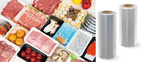 鮮度を保つ食品包装トレー用フィルム「エコラップ」