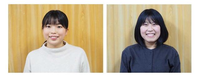 小谷仁奈(こだににな)さん(左)と、常國佑充子(つねくにゆみこ)さん