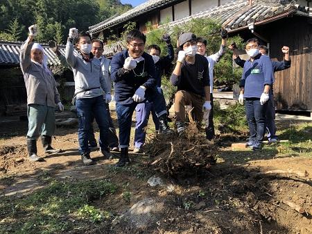 古民家再生事業の様子=丸亀市・広島