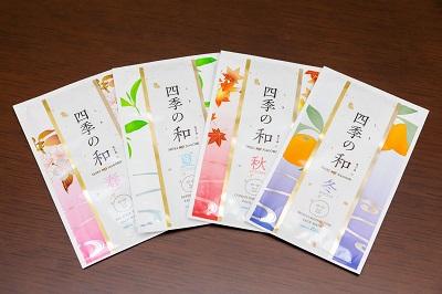 自社開発した高機能フェイスマスク「四季の和(なごみ)」