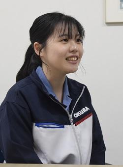 R&Dセンター 内海 佳奈さん(高松第一高校出身)
