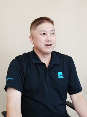 開発グループ マネージャー 土井康玄さん (高松西高校出身)