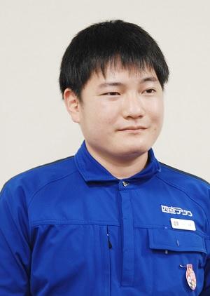 電力機器本部　変圧器事業部　技術部　産業技術一課 小林優斗さん（香川高専高松出身）
