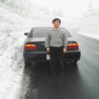 八甲田・十和田ゴールドラインにて。 4月中旬でもこの積雪