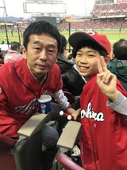 子どもと野球観戦