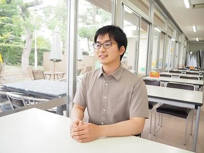 香川大学工学研究科2年の中津貴裕さん