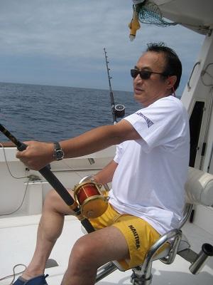地中海でマグロ釣り