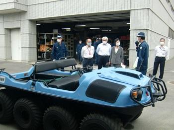 香川県警機動隊の視察