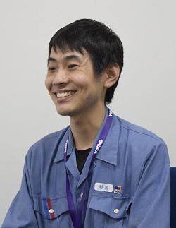 合成樹脂事業部 野島 嘉人さん(丸亀高校出身)