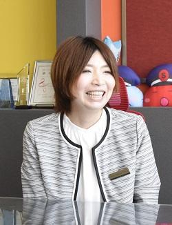 広報担当 藤井 公美さん(高松工芸高校出身)