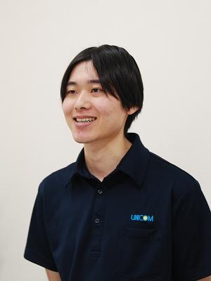 設計部 主任 松田明輝さん(多度津高校出身)