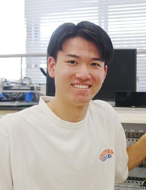応用課程 生産電気システム技術科2年 石丸滉太さん(津田高校出身)