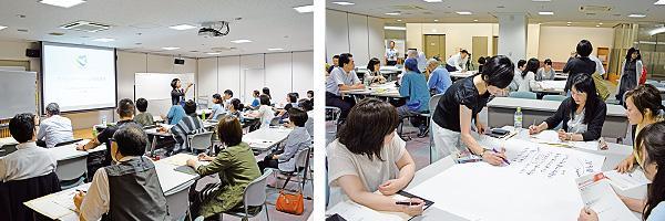 谷さんが講師を務めた「かがわ里海大学」のファシリテーション講座