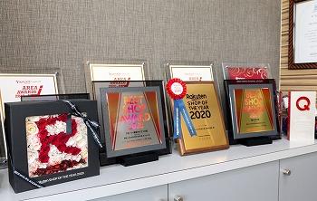 楽天市場「ショップ・オブ・ザ・イヤー 食品ジャンル賞」など多数の受賞歴を誇る