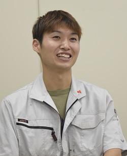 第一製造部　第２生産課 山本 将吾さん（多度津高校出身）