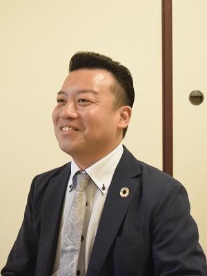 取締役営業部長 細川明宏さん（四国学院大学香川西高校出身）
