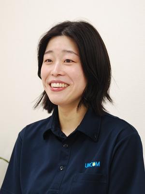 設計部 主任 前神円香さん(坂出商業高校出身)