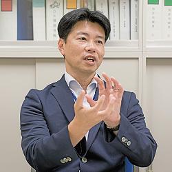 技術移転部マネージャーの辻本和敬さん