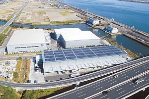 三重県桑名市の中部支店・物流センター (4温度帯対応、延床面積3万6800m²)