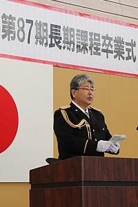 香川県警察学校の卒業式