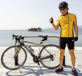 イベントの企画をきっかけに自転車が趣味に。 島根の宍道湖を一周