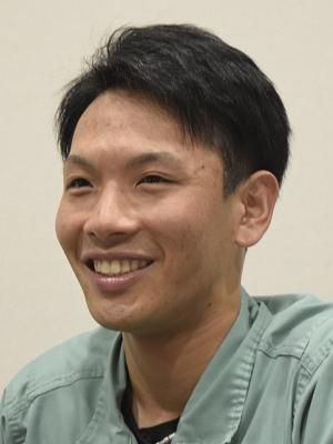 電子応用システム部第一課 穐山　量さん（香川高専詫間出身）