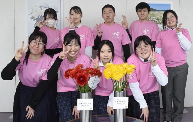 花いけバトル部門の生徒実行委員メンバー